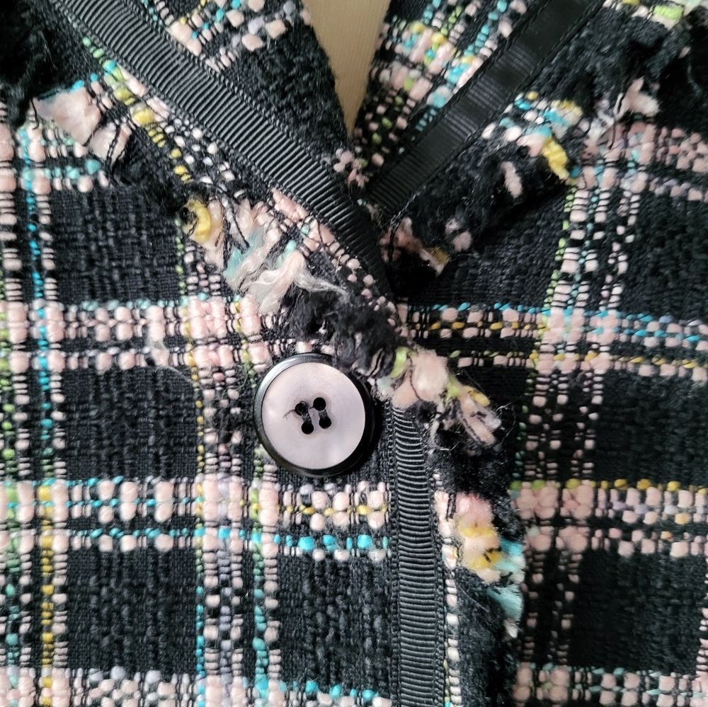 Vintage vanity fair tweed like oversize blazer - Picture 2 of 6